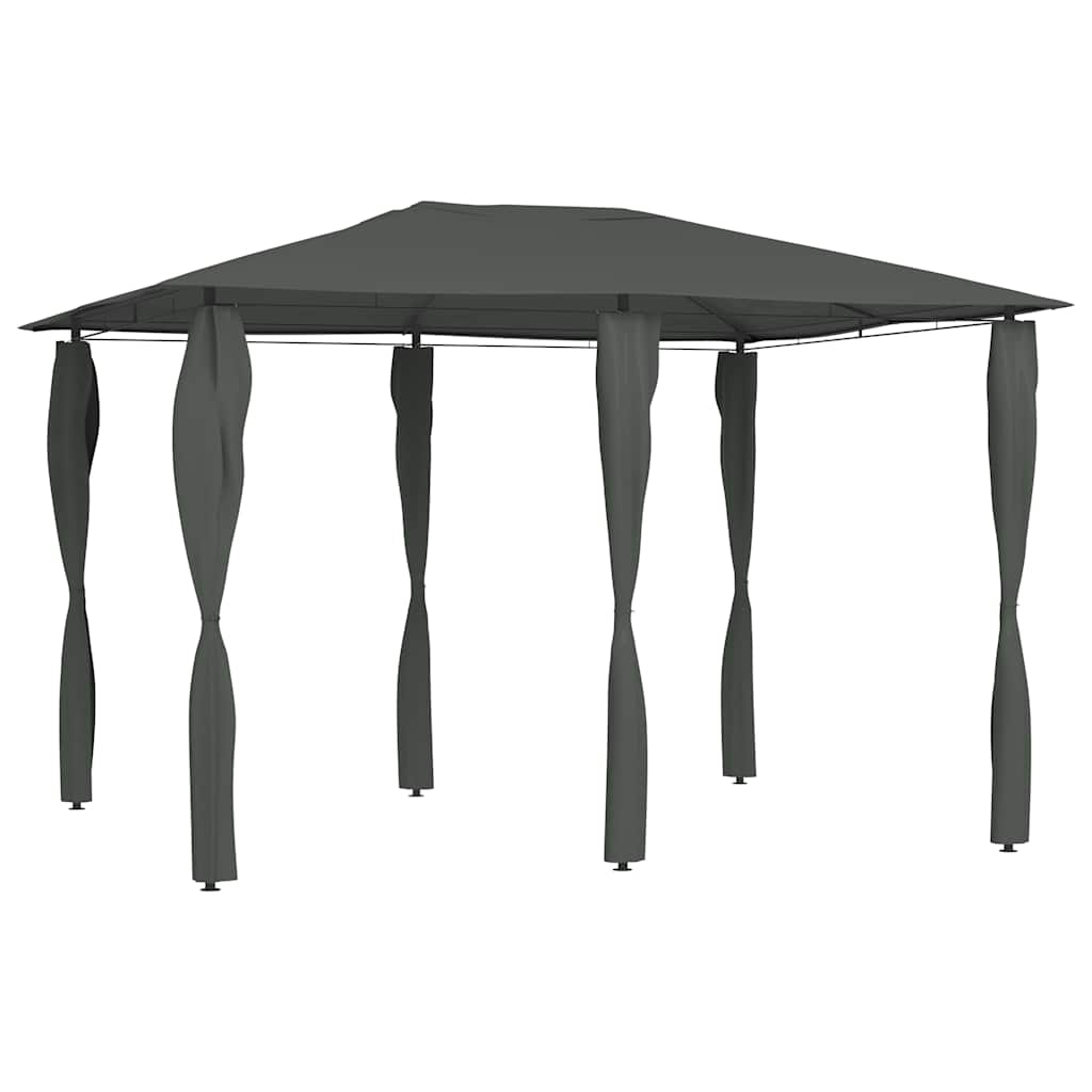 Lehtla postikatetega 3x4x2,6 m, antratsiithall 160 g/m²