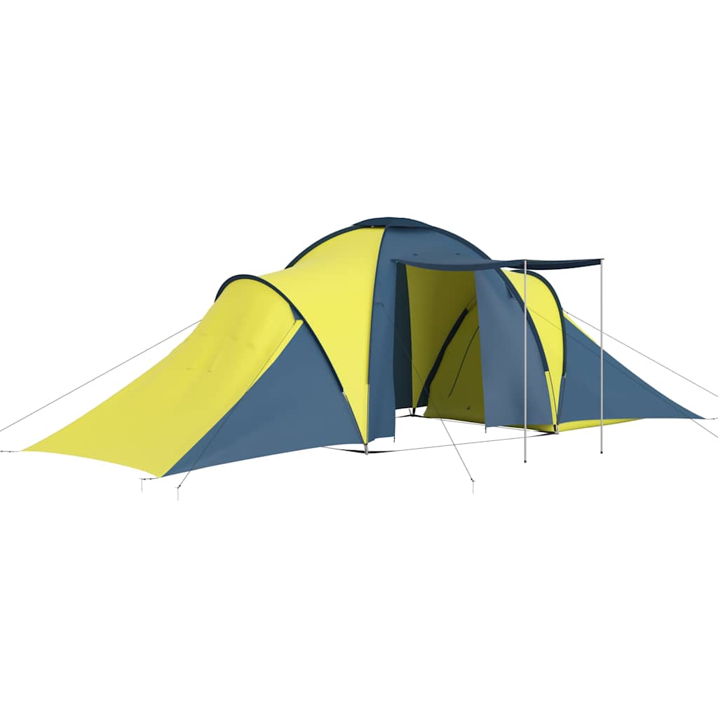Matkatelk 6 inimesele, sinine ja kollane