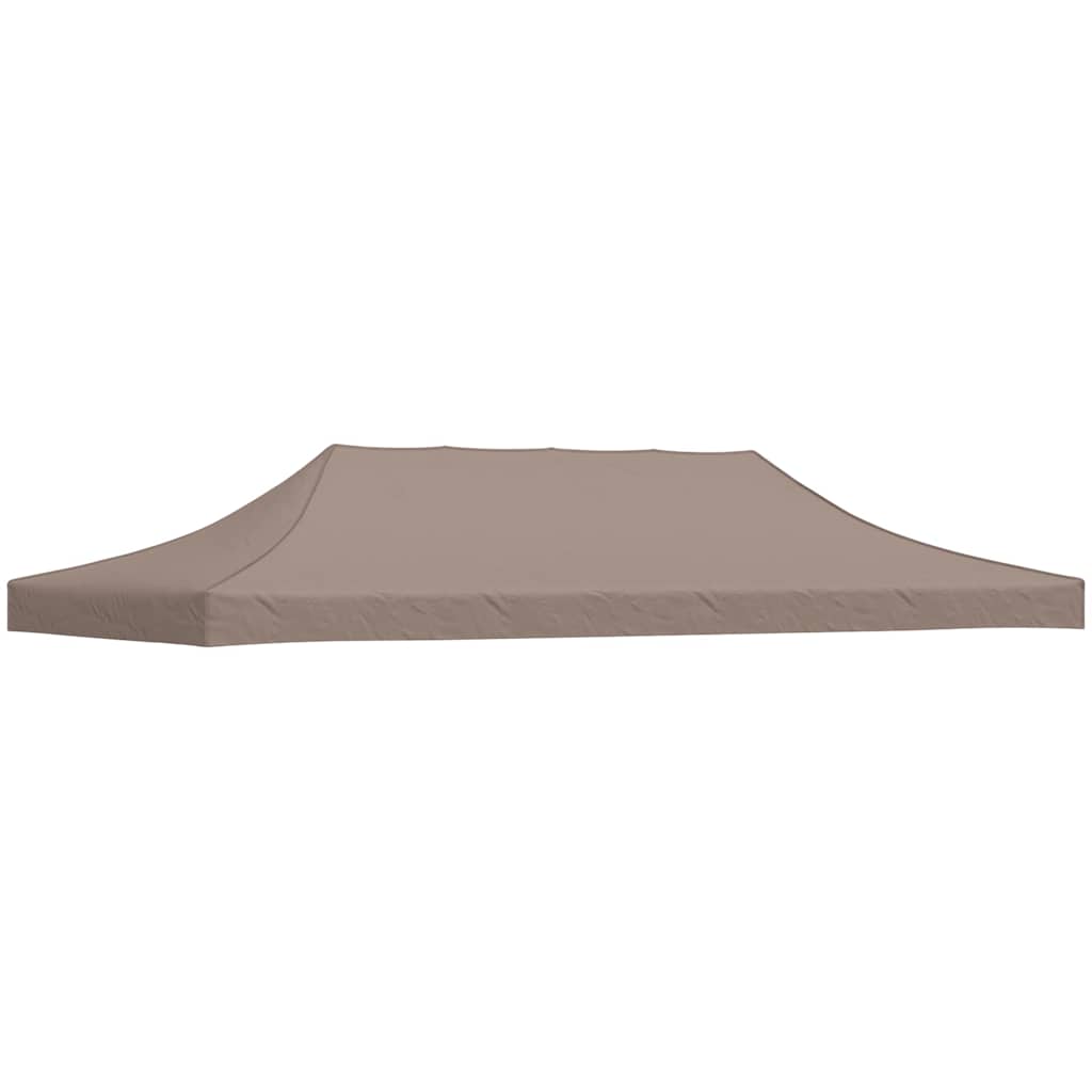 Peotelgi katus 6 x 3 m, pruunikashall, 270 g/m²