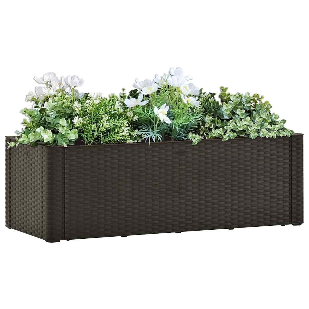 Taimelava isekastmise süsteemiga, helepruun 100 x 43 x 33 cm