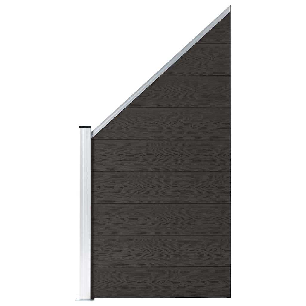 Aiapaneel, WPC, 95 x (105-180) cm, must