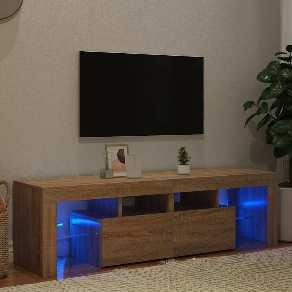 Telerialus LED-tuledega, Sonima tamm, 140 x 36,5 x 40 cm