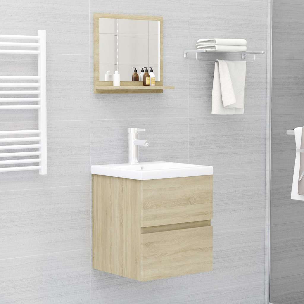 Vannitoa peeglikapp Sonoma tamm 40x10,5x37 cm puitlaastplaat