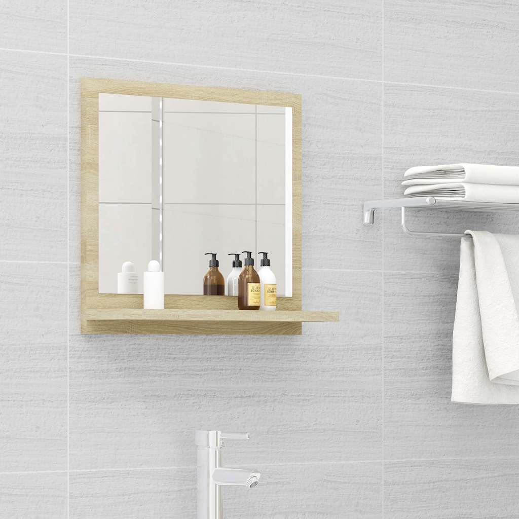 Vannitoa peeglikapp Sonoma tamm 40x10,5x37 cm puitlaastplaat