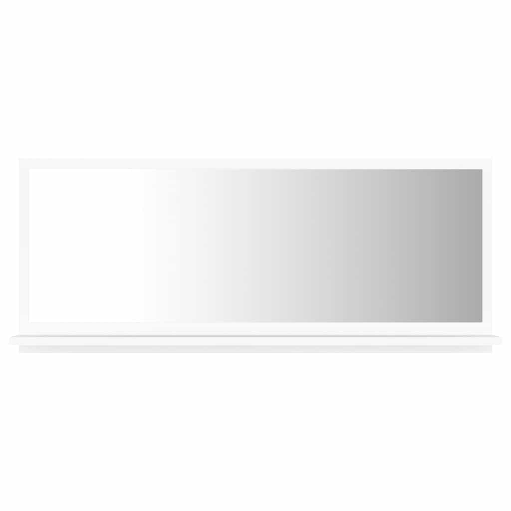 Vannitoa peeglikapp valge 90x10,5x37 cm puitlaastplaat