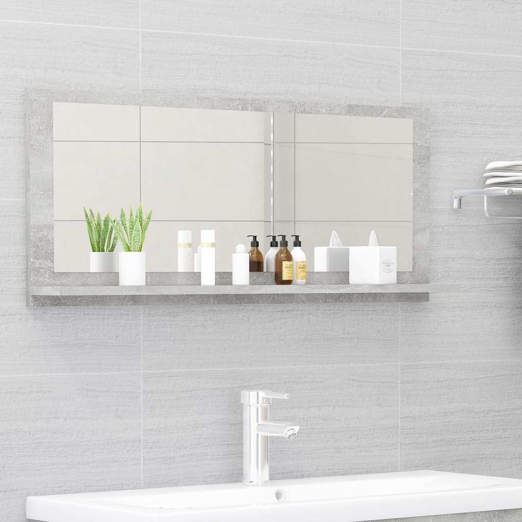 Vannitoa peeglikapp hall 90 x 10,5 x 37 cm puitlaastplaat