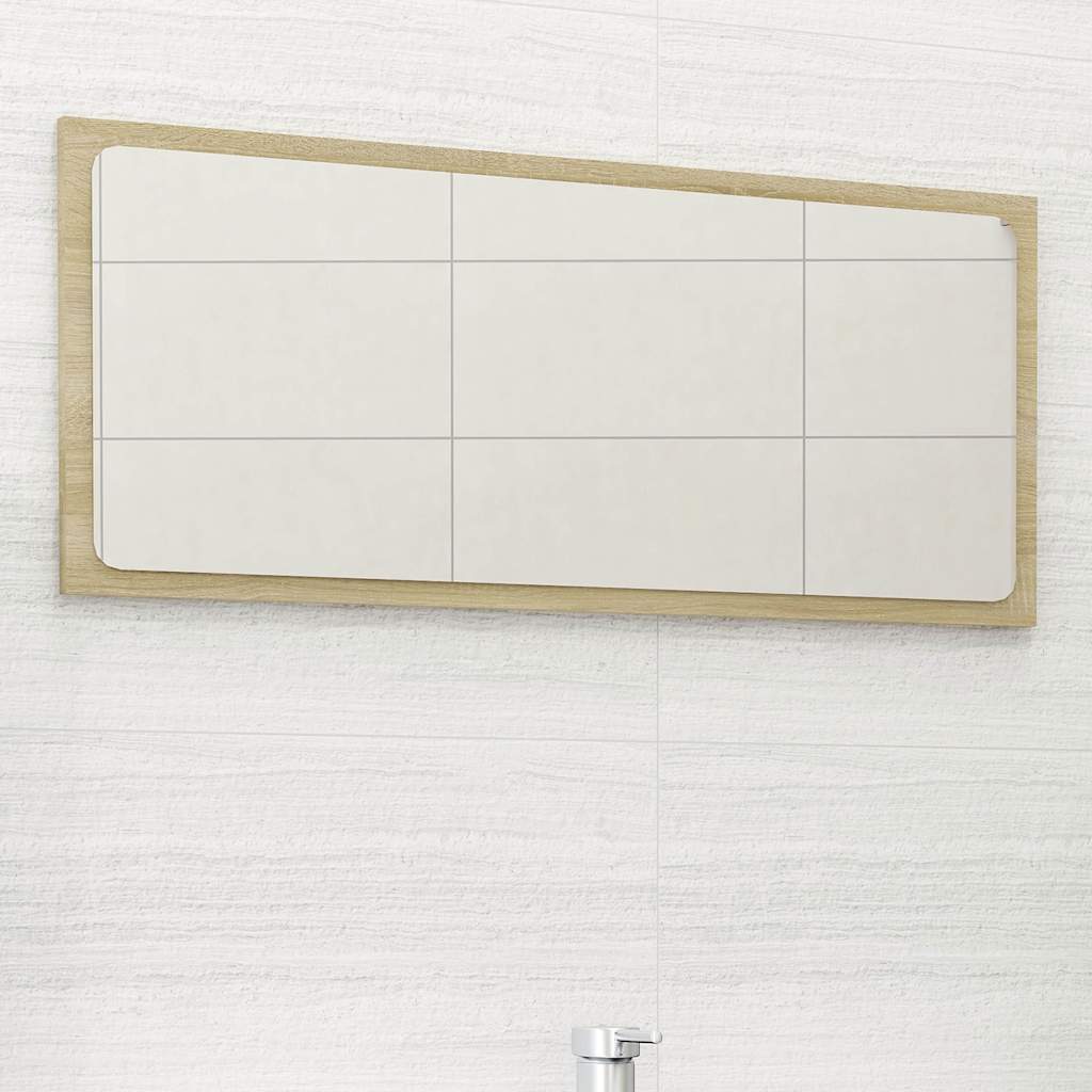Vannitoa peeglikapp, Sonoma tamm, 80x1,5x37 cm, puitlaastplaat