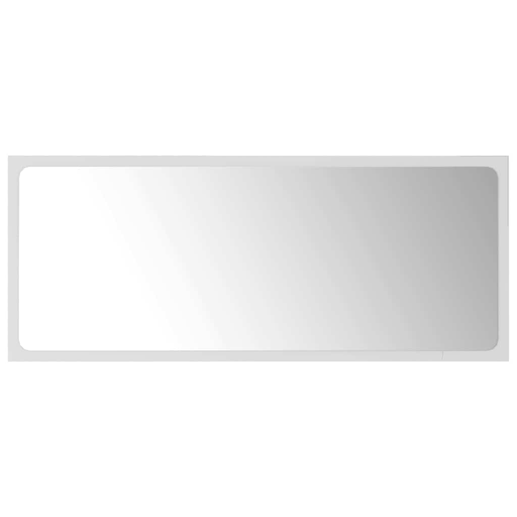 Vannitoa peeglikapp, valge, 90 x 1,5x 37 cm, puitlaastplaat