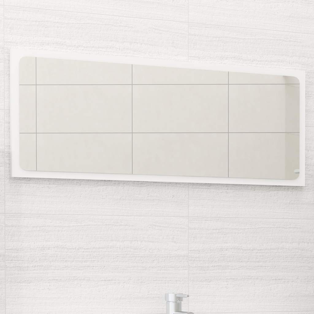 Vannitoa peeglikapp, valge, 90 x 1,5x 37 cm, puitlaastplaat