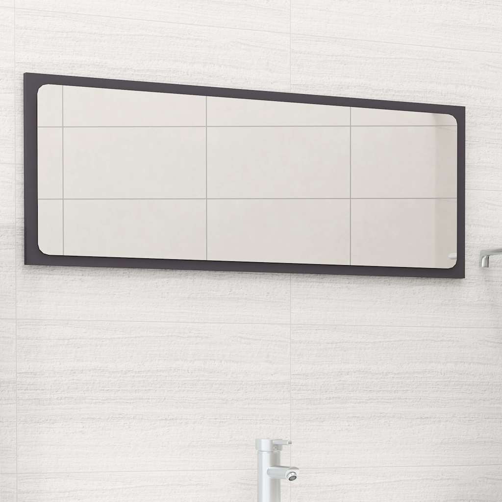 Vannitoa peegelkapp, hall, 90 x 1,5 x 37 cm, puitlaastplaat