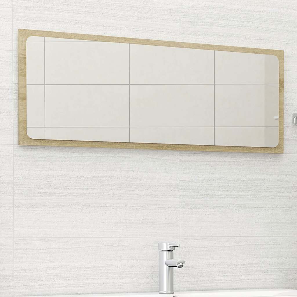 Vannitoa peegel, Sonoma tamm 100 x 1,5 x 37 cm puitlaastplaat