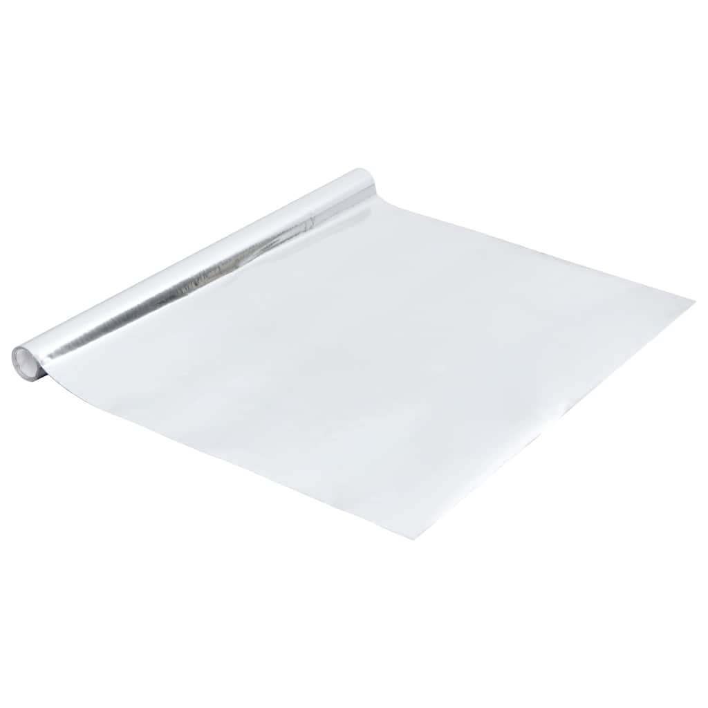 Iseliimuv mööblikile, kõrgläikega hõbedane, 500 x 90 cm, PVC