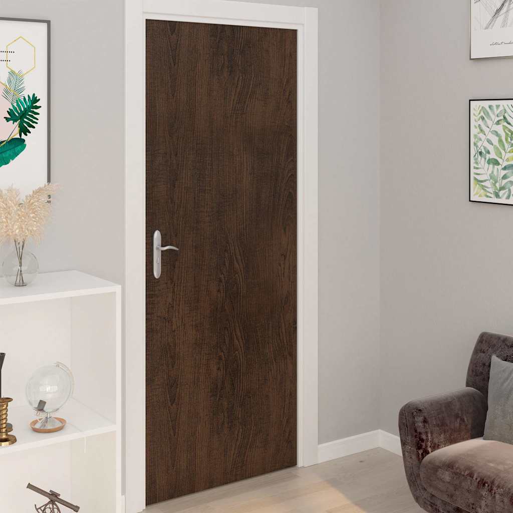 Iseliimuvad uksekiled, 4 tk, tume tamm, 210 x 90 cm, PVC