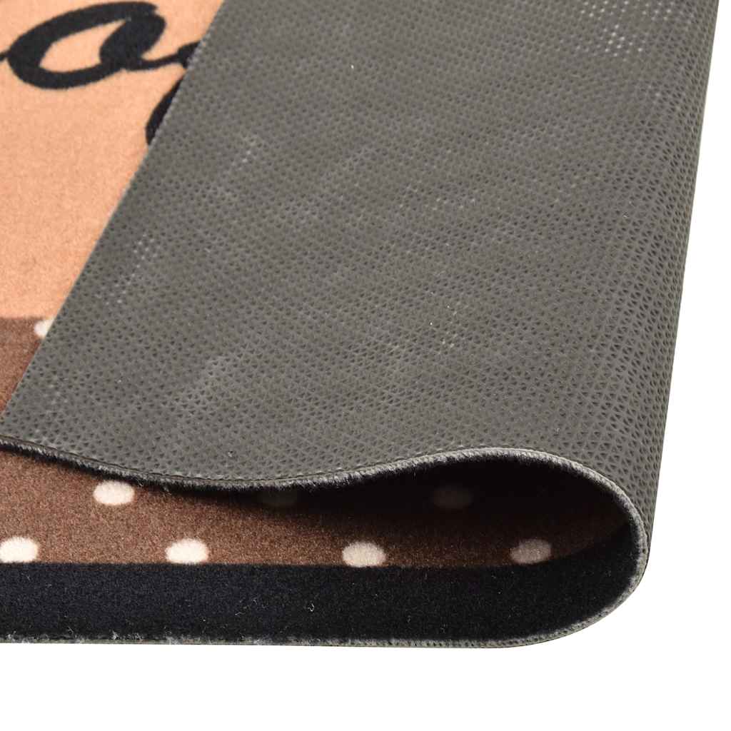 Köögivaip, pestav, kohv, pruun, 45 x 150 cm