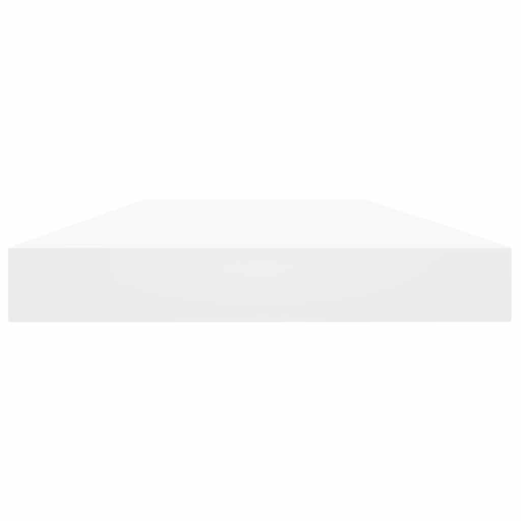 Riiuliplaadid 4 tk, valge, 40x10x1,5 cm, tehispuit