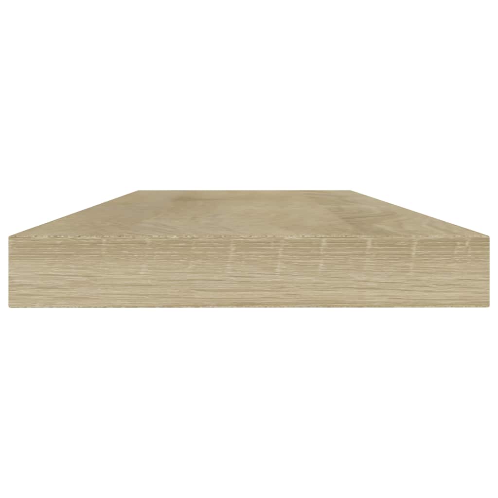 Riiuliplaadid 4 tk, Sonoma tamm, 40x10x1,5 cm, tehispuit
