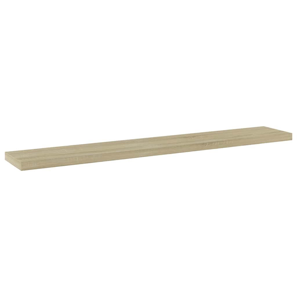 Riiuliplaadid 4 tk, Sonoma tamm, 60x10x1,5 cm, puitlaastplaat