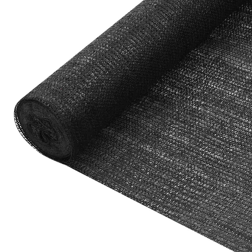 Privaatsusvõrk, must, 3,6 x 25 m, HDPE, 75 g/m²