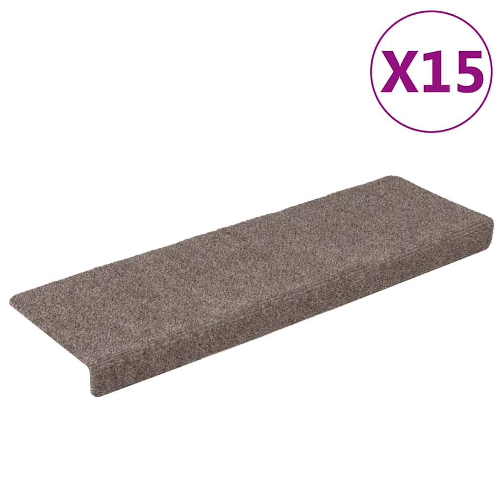 Trepimatid, isekleepuvad, 15 tk, 65 x 21 x 4 cm, beežid, ristkülikukujulised servad
