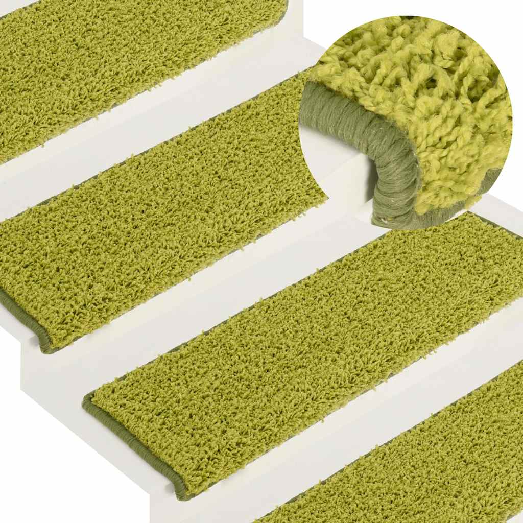 Trepimatid 15 tk 65 x 21 x 4 cm rohelised ristkülikukujulised servad