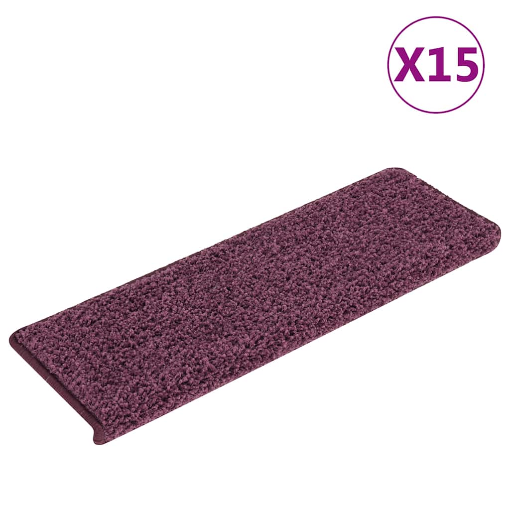 Trepimatid 15 tk 65 x 21 x 4 cm tumepunased ristkülikukujulised servad