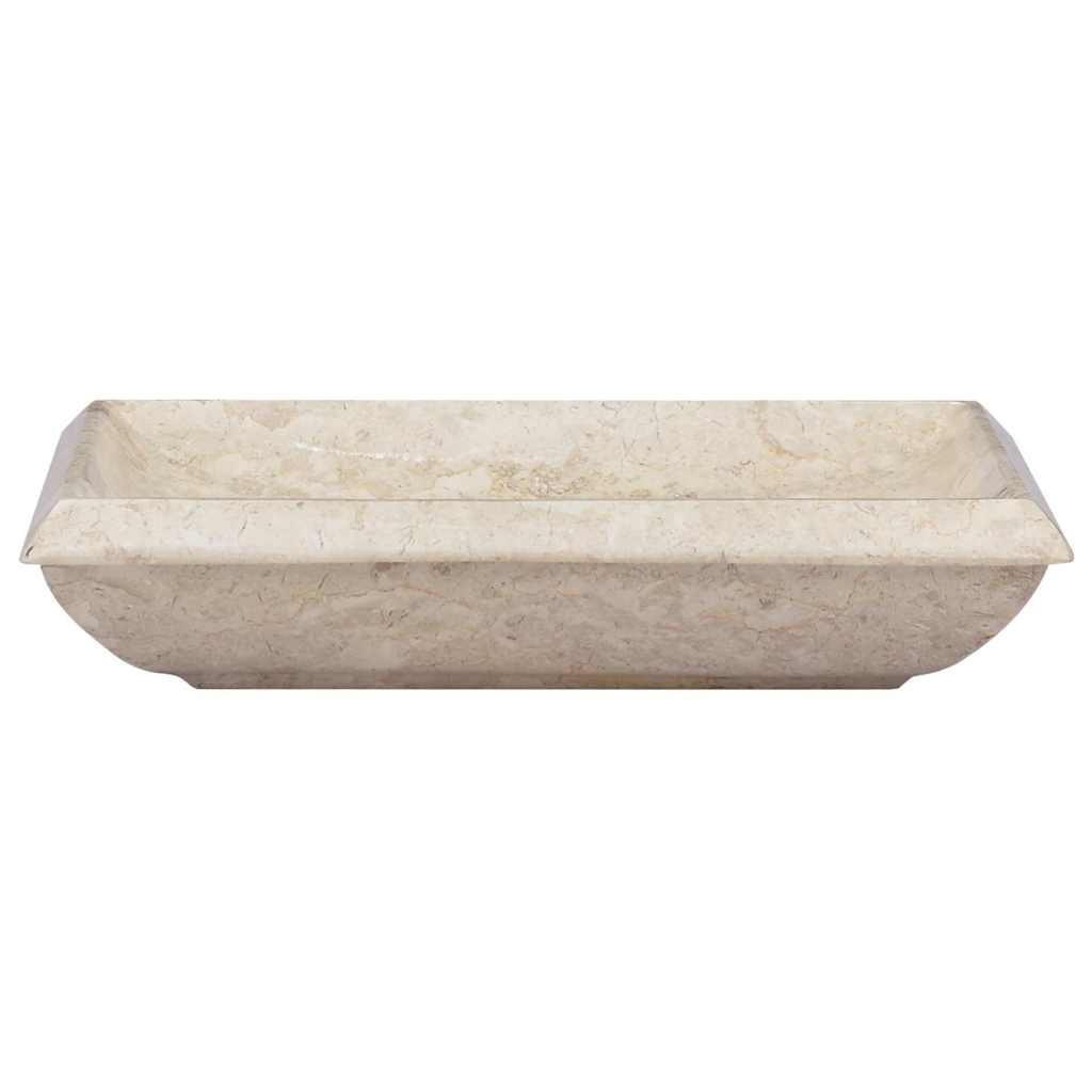 Valamu, kreemjas, 50 x 35 x 10 cm, marmor