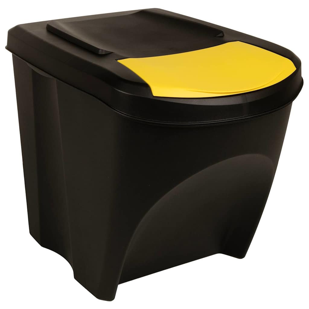 Virnastatavad prügikastid, 4 tk, antratsiithall, 100 l
