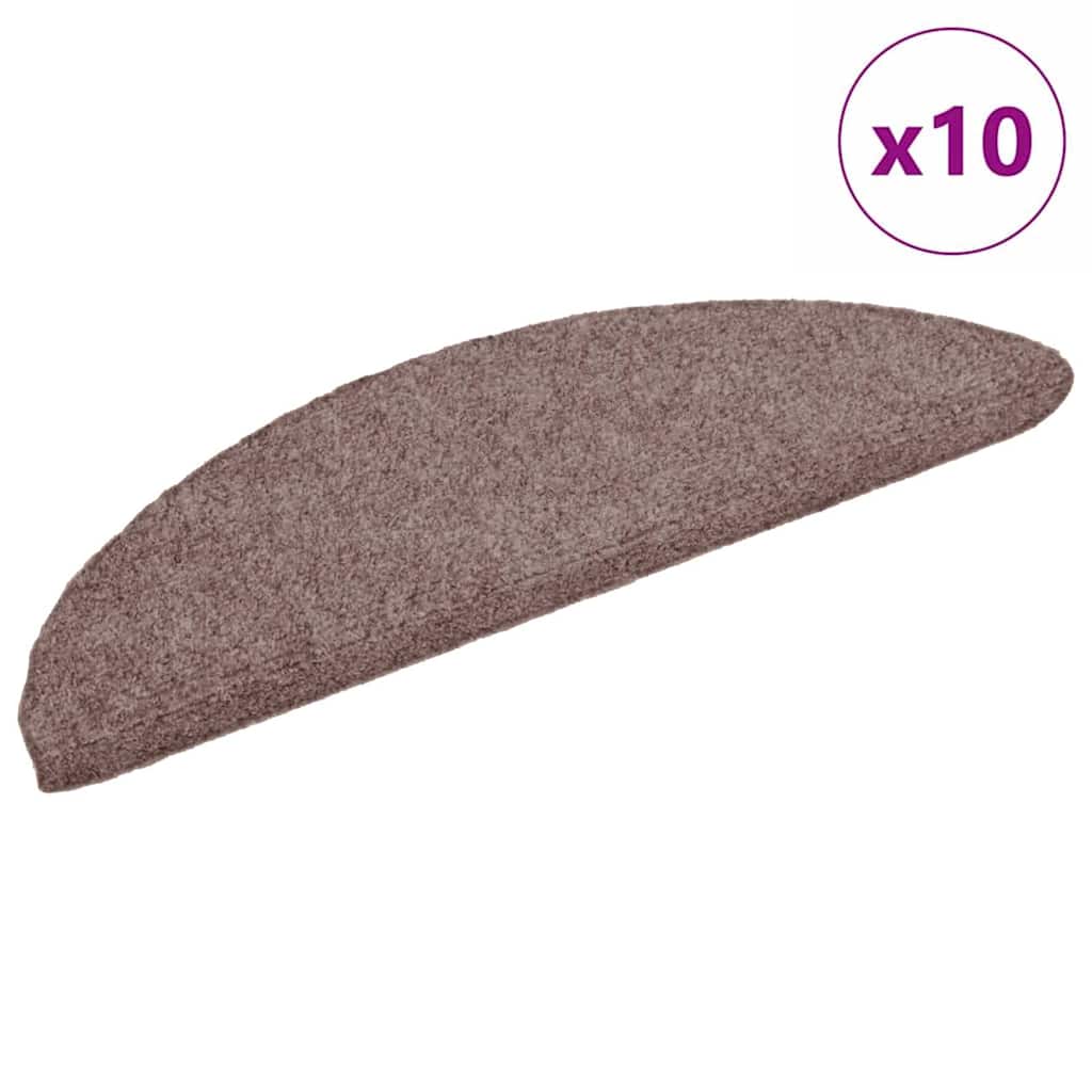 Isekleepuvad trepimatid 10 tk 56 x 17 x 3 cm helepruun poolringikujulised