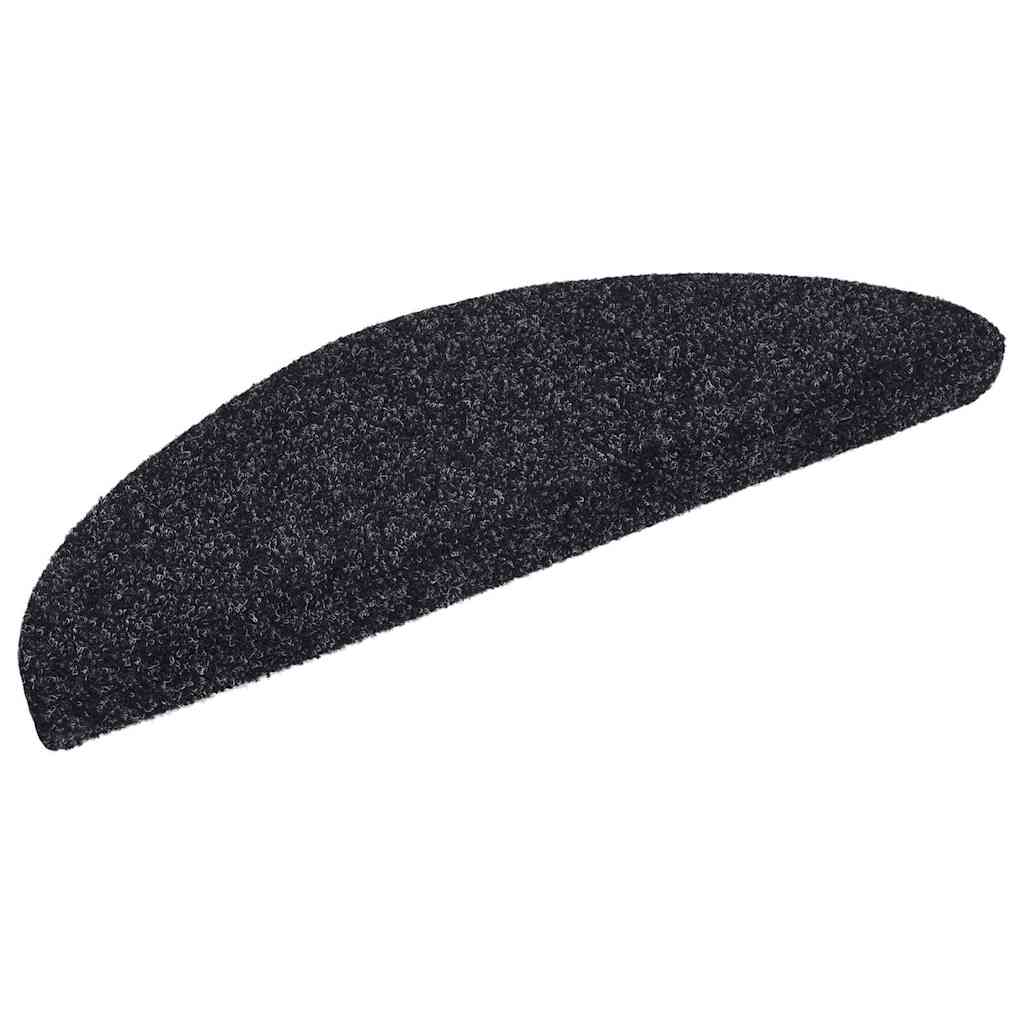 Isekleepuvad trepimatid 10 tk 56 x 17 x 3 cm mustad poolringikujulised
