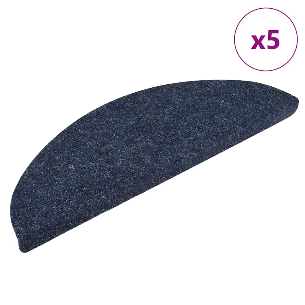 Isekleepuvad trepimatid 5 tk 56 x 17 x 3 cm sinised poolringikujulised