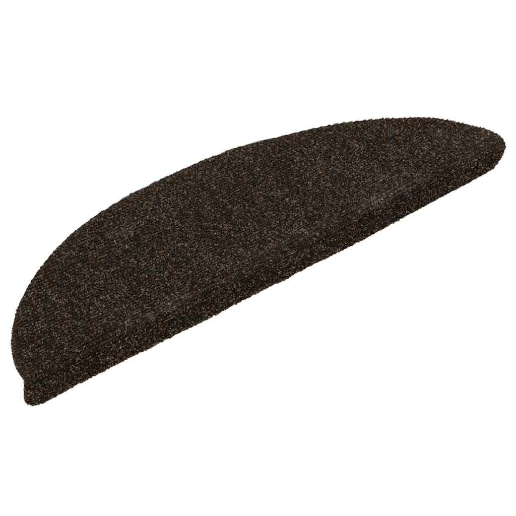 Isekleepuvad trepimatid 10 tk 56 x 17 x 3 cm tumepruunid poolringikujulised
