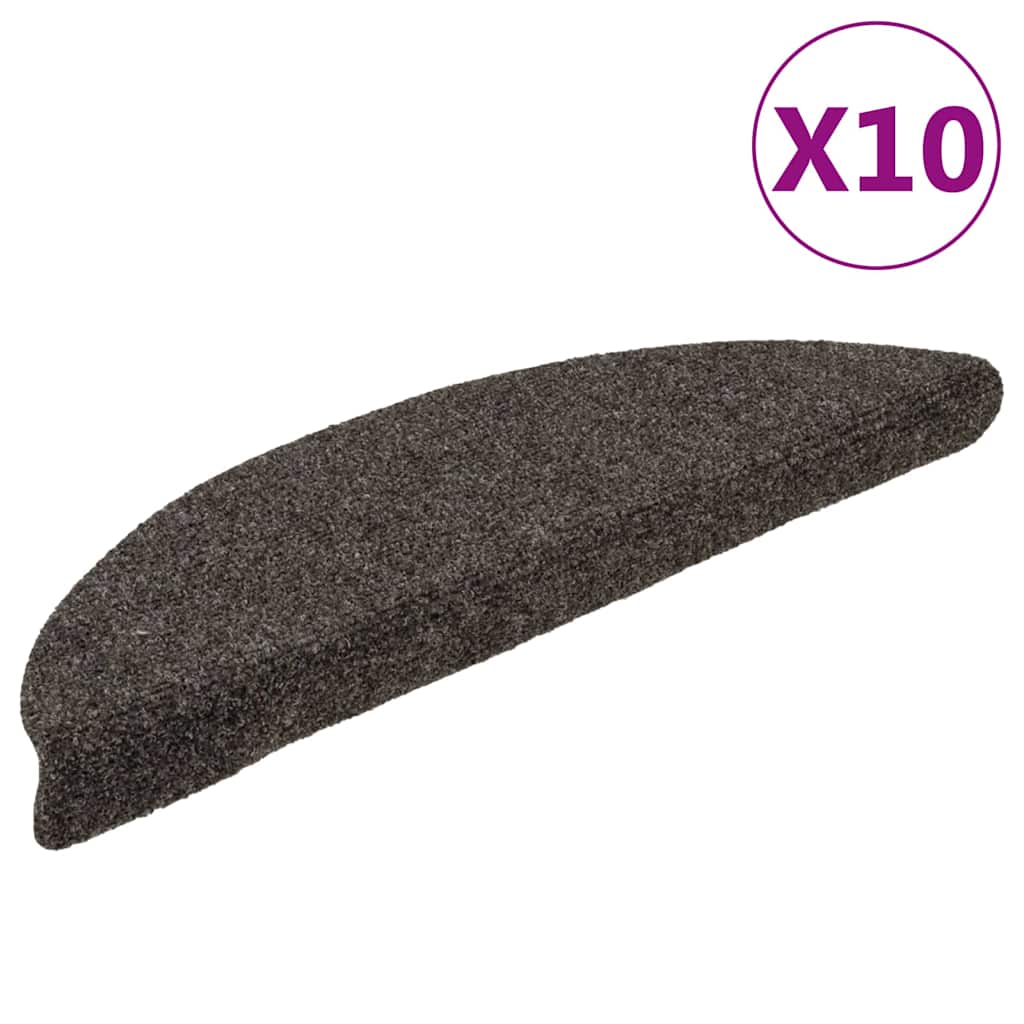 Isekleepuvad trepimatid 10 tk 56 x 17 x 3 cm antratsiithall poolringikujuline