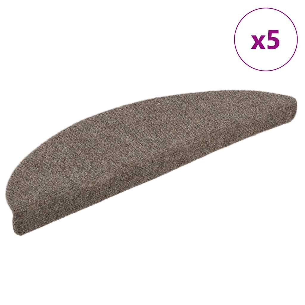 Isekleepuvad trepimatid 5 tk 56 x 17 x 3 cm beežid poolringikujulised