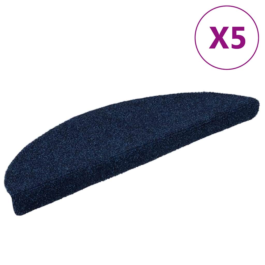Isekleepuvad trepimatid 5 tk 56 x 17 x 3 cm tumesinised poolringikujulised