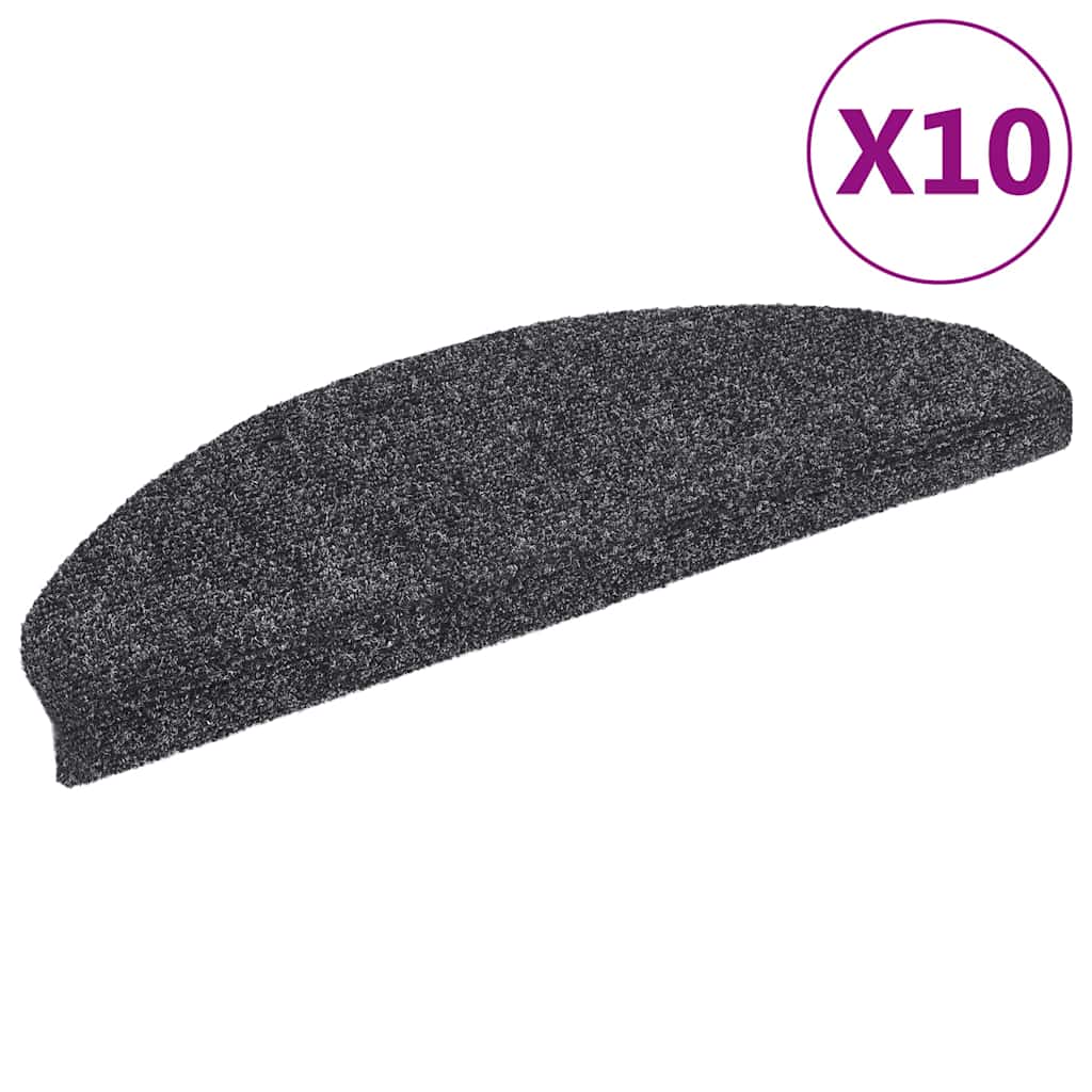 Isekleepuvad trepimatid, 10 tk, 65 x 21 x 4 cm, tumehall, poolringikujulised, suured