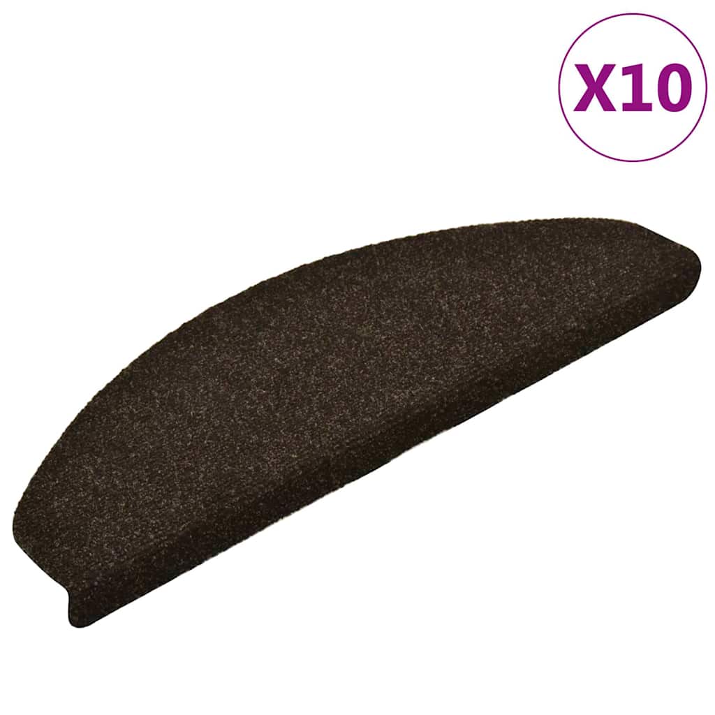 Isekleepuvad trepimatid, 10 tk, 65 x 21 x 4 cm, tumepruunid, poolringikujulised, suured