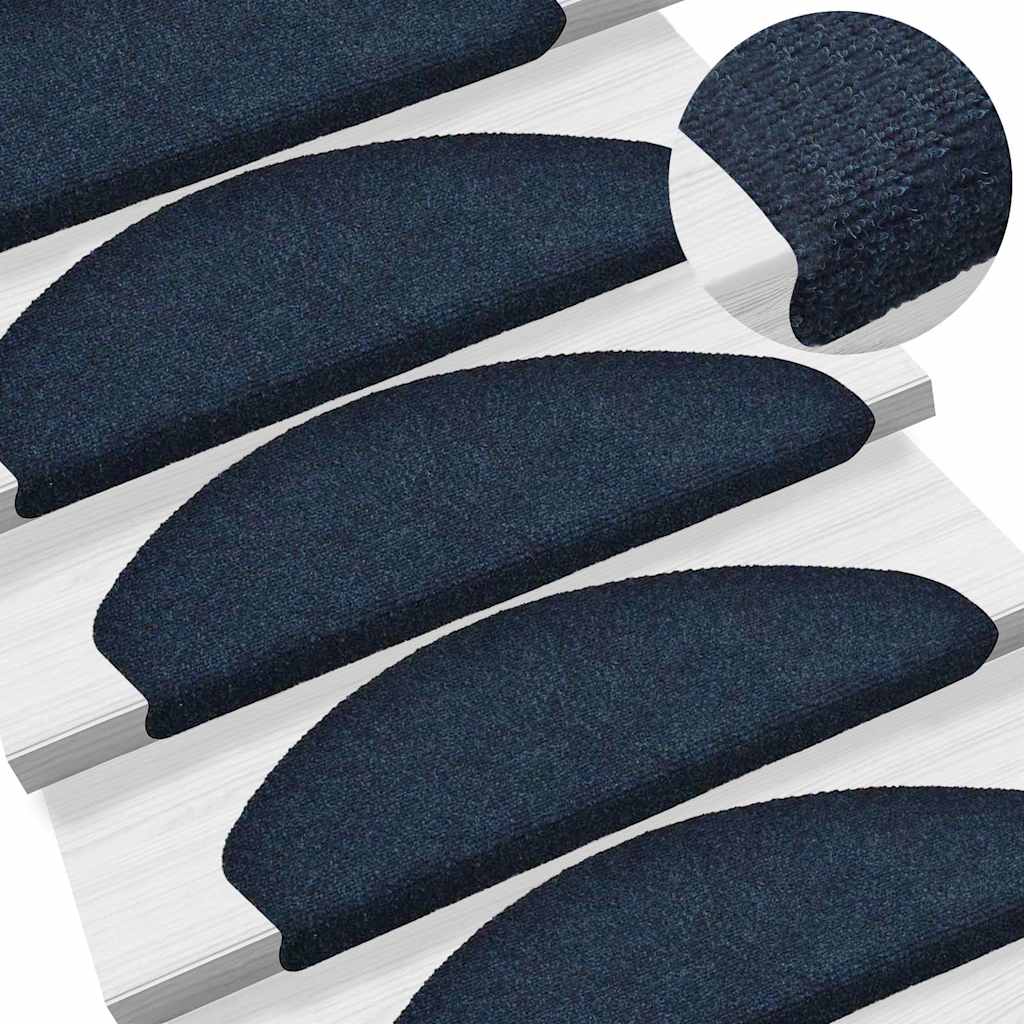 Isekleepuvad trepimatid 10 tk 65 x 21 x 4 cm tumesinised poolringikujulised suured