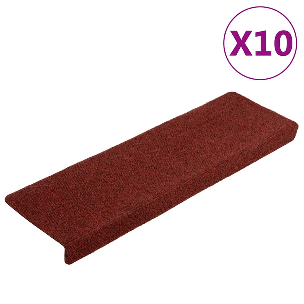 Trepimatid, isekleepuvad, 10 tk, 65 x 21 x 4 cm, bordoopunased, ristkülikukujulise servaga