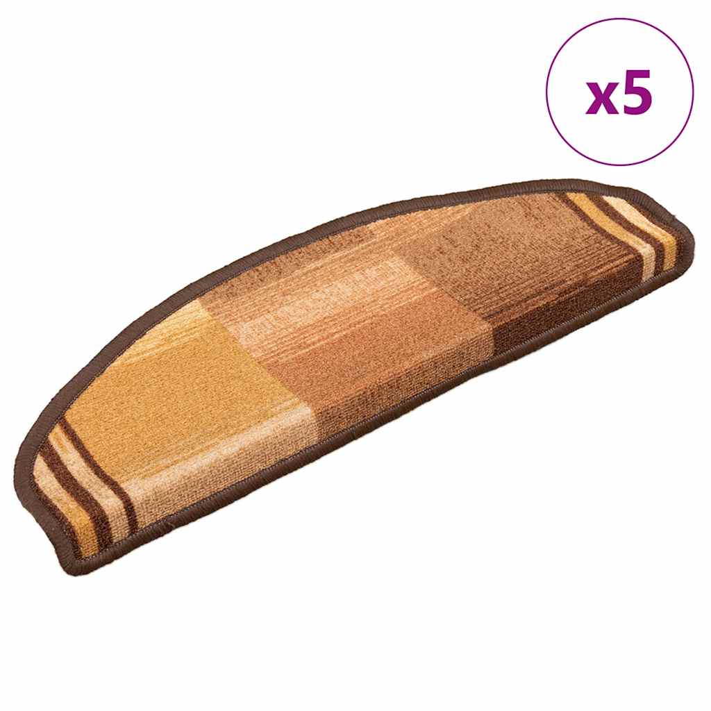 Isekleepuvad trepivaibad 5 tk, 65x21x4 cm, pruun