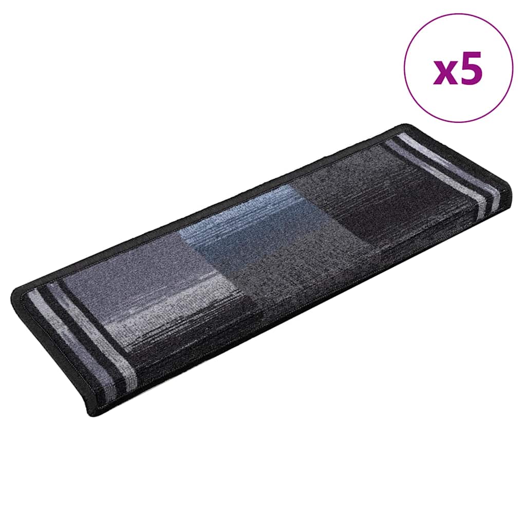 Iseliimuvad trepimatid 5 tk, 65x21x4 cm, must ja hall