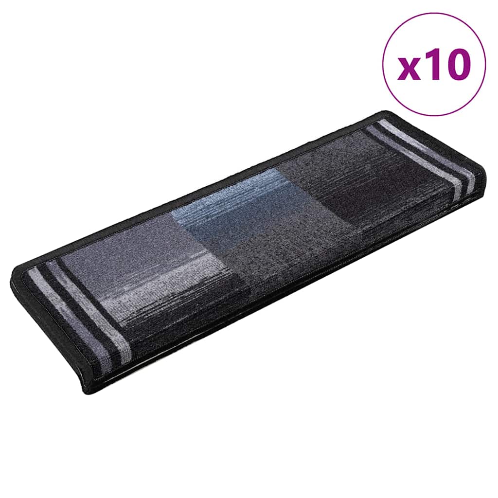 Iseliimuvad trepimatid 10 tk, 65x21x4 cm, must ja hall