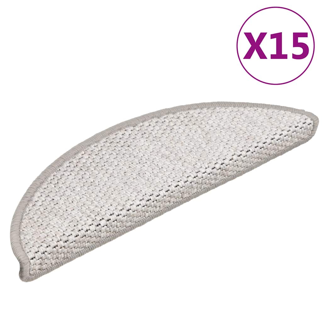 Isekleepuv trepivaip, 15 tk, 56x17x3 cm, plaatina