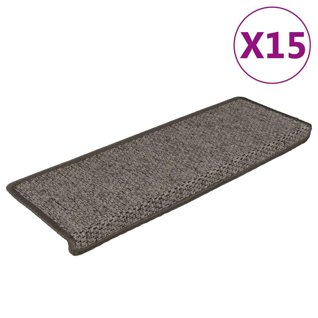 Isekleepuv trepivaip, 15 tk, 65x21x4 cm, hall jabeež