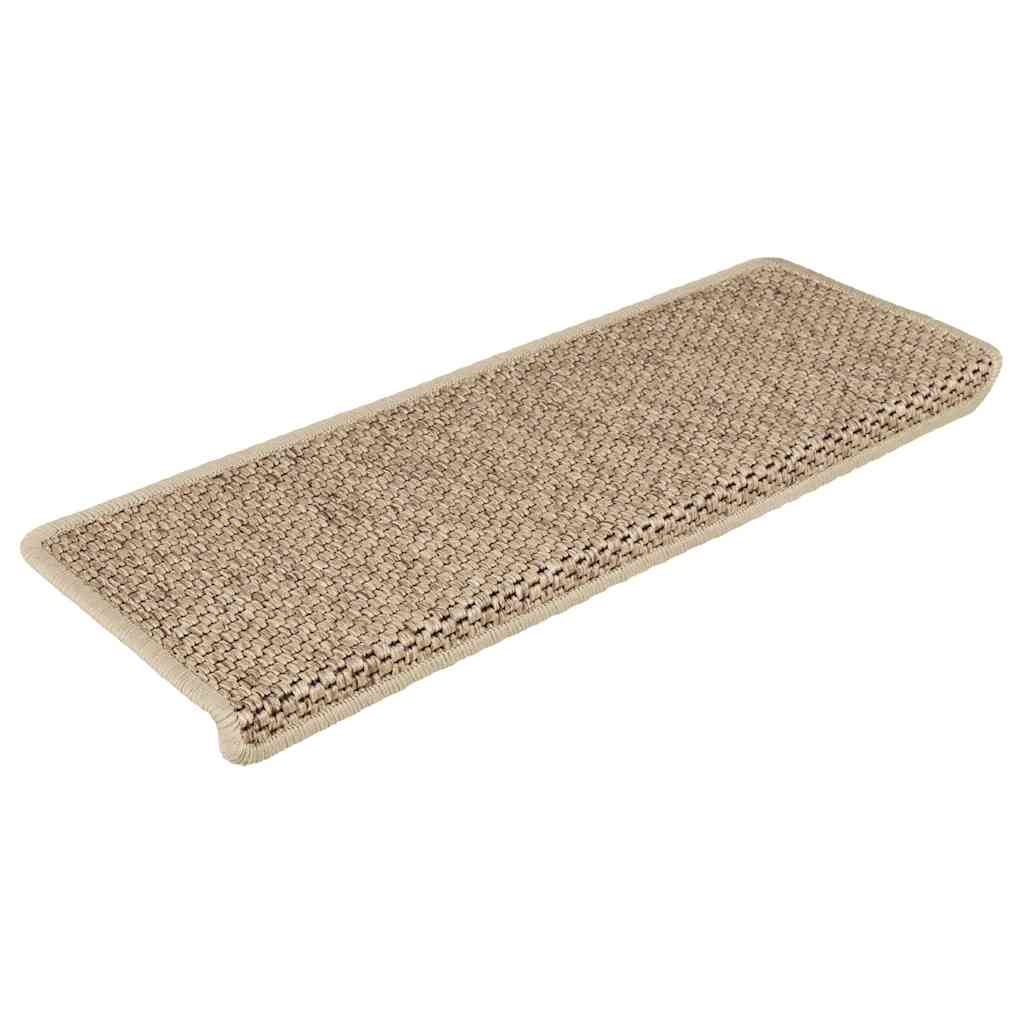 Isekleepuv trepivaip, 15 tk, 65x21x4 cm, liivabeež