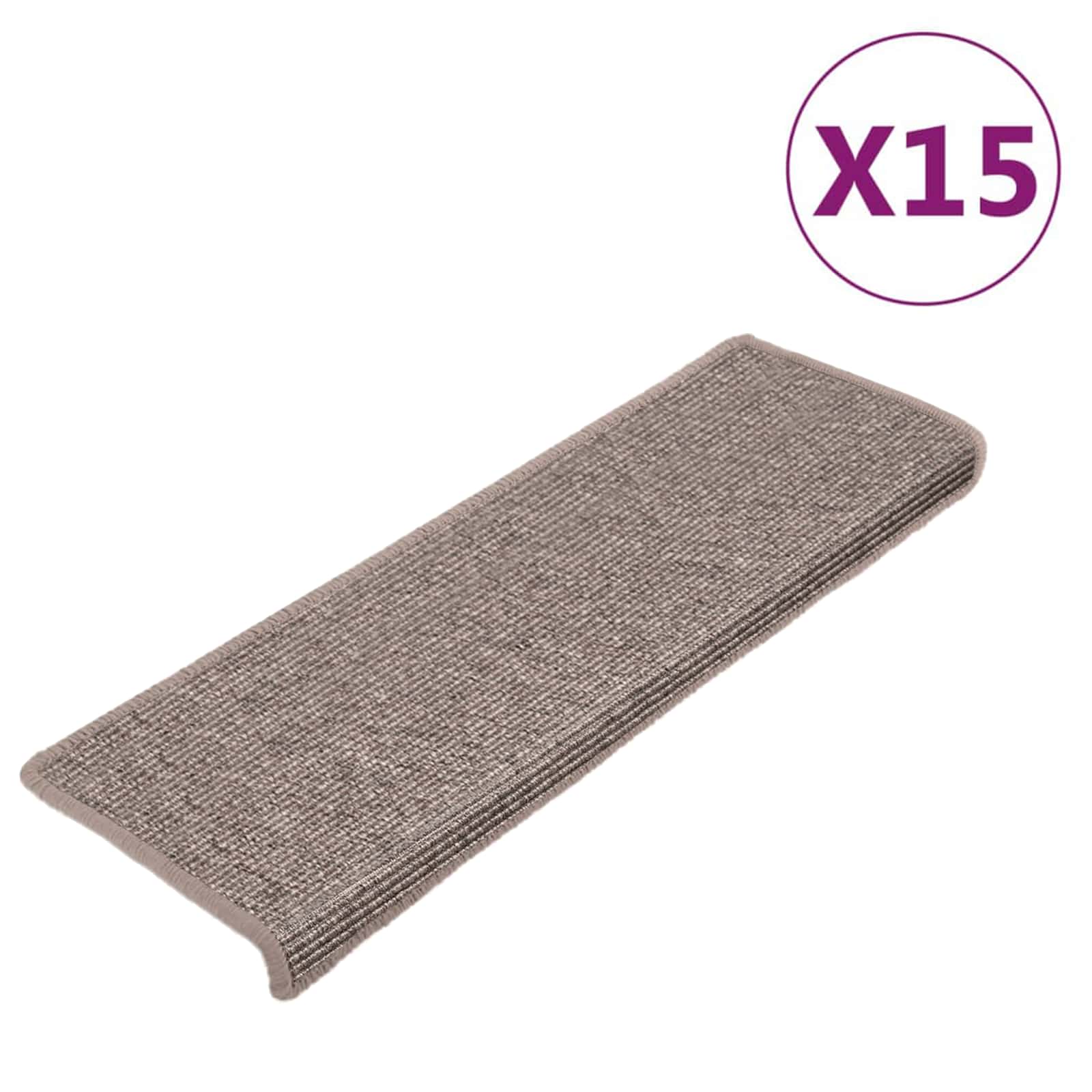 Trepimatid 15 tk 65 x 21 x 4 cm tumebeež ristkülikukujuline serv