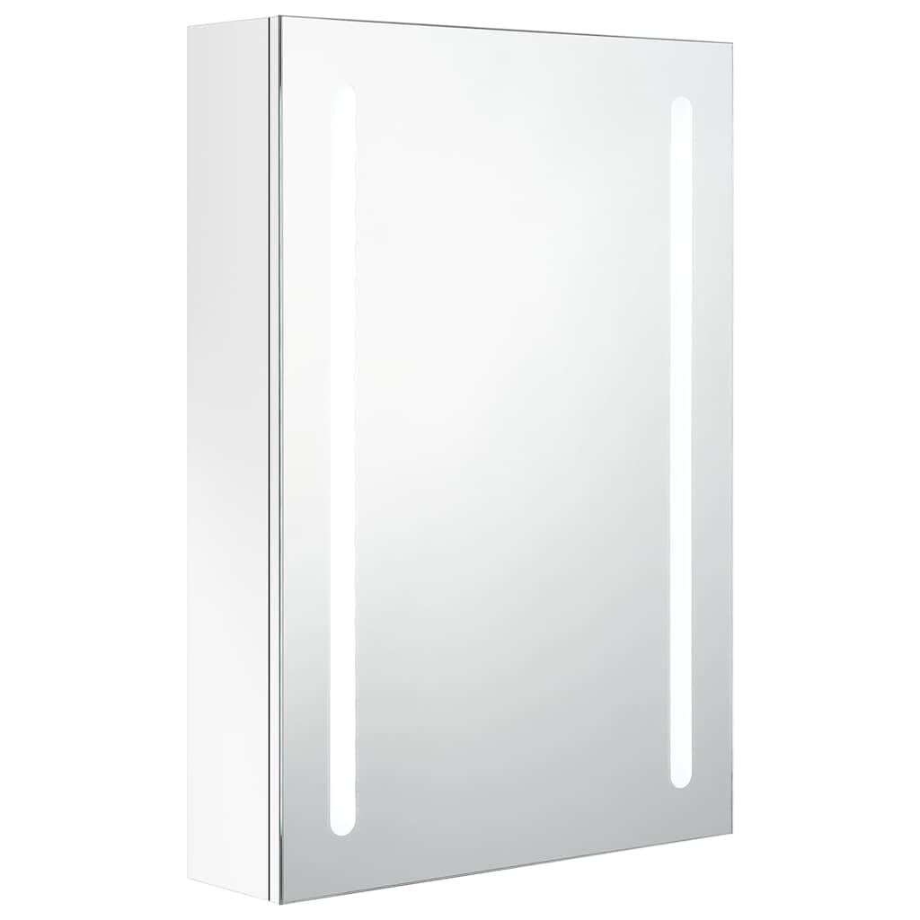 LED vannitoa peegelkapp, säravvalge, 50 x 13 x 70 cm