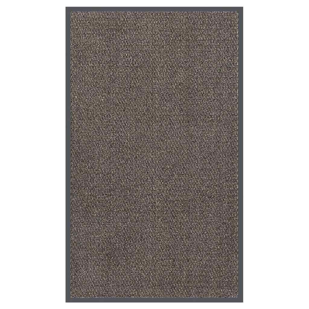 Tuftitud uksematt, 90 x 150 cm, tumepruun