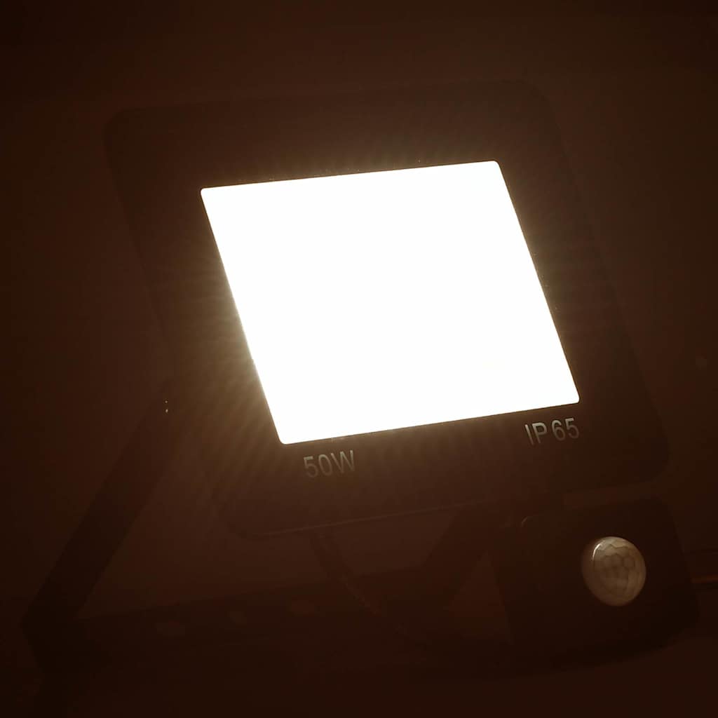 Anduriga LED-prožektor 50 W, soe valge