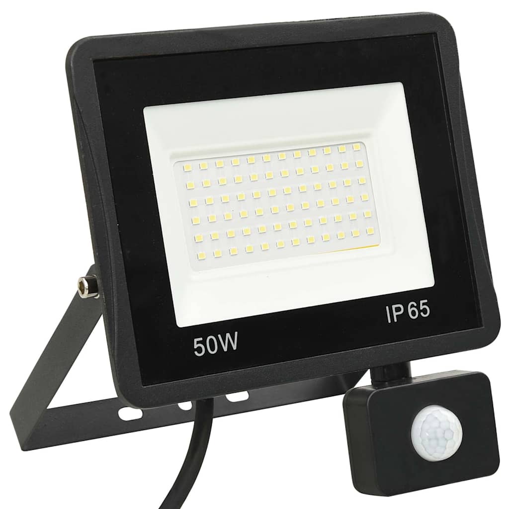 Anduriga LED-prožektor 50 W, soe valge