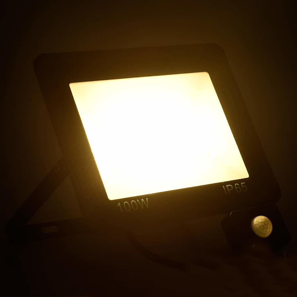 Anduriga LED prožektor, 100 W, soe valge